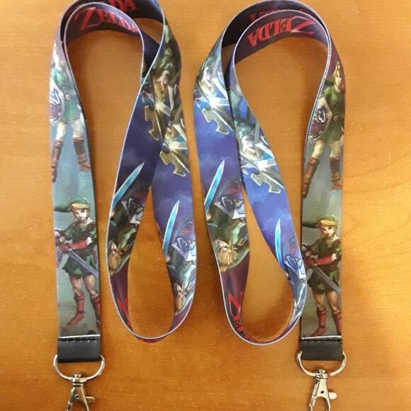 G6. Best Nintendo Video Game The Legend of Zelda Link Lanyards with Clip (2pc) - Picture 1 of 9